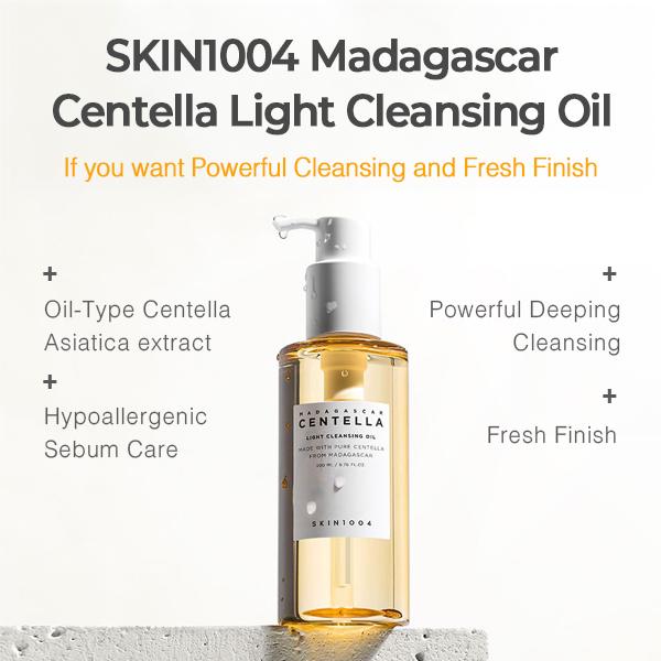 [SKIN1004] MADAGASCAR CENTELLA LIGHT CLEANSING OIL 200ML