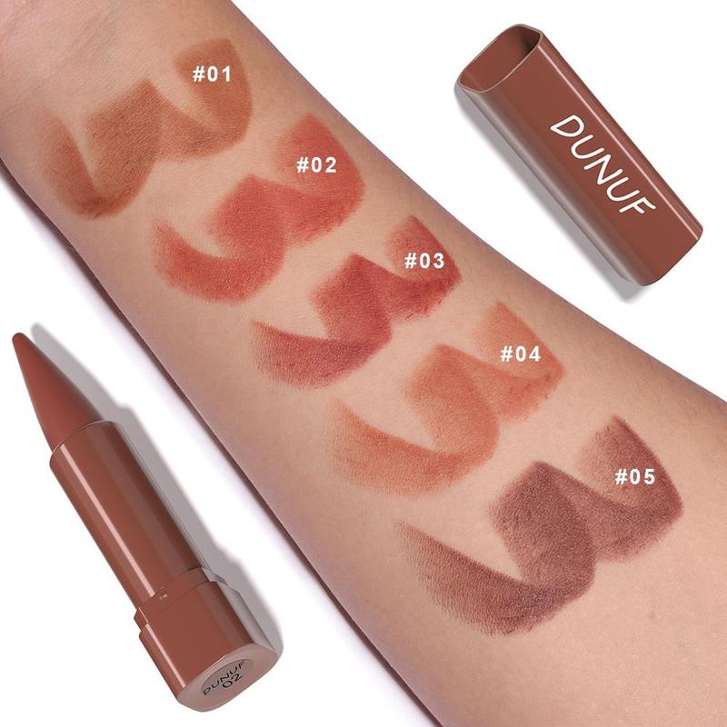 Long-lasting Matte Lipstick, 1 Count Waterproof Sweat Proof Lip Liner, Easy Coloring Lip Sticks, Suitable for All Occasions Lip Makeup