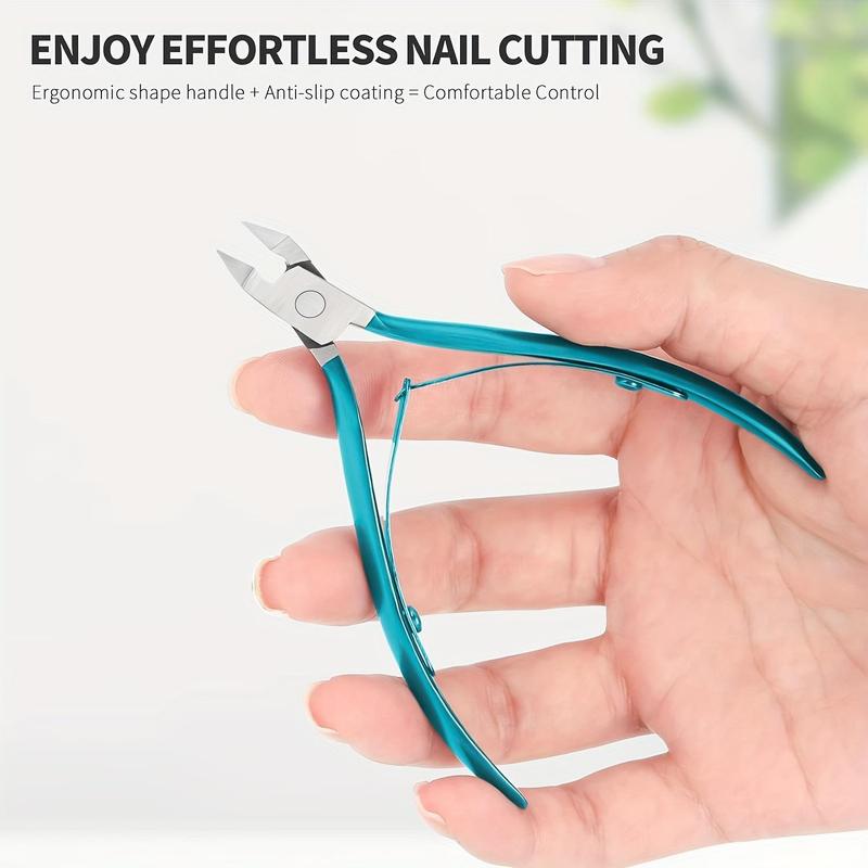 Toenail Clippers for Thick Ingrown Nails, Wide Opening Non-slip Long Handle Toenail Cutter Trimmers, Manicure & Pedicure Tools for Home & Salon Use, Callus Remover, Christmas Gift