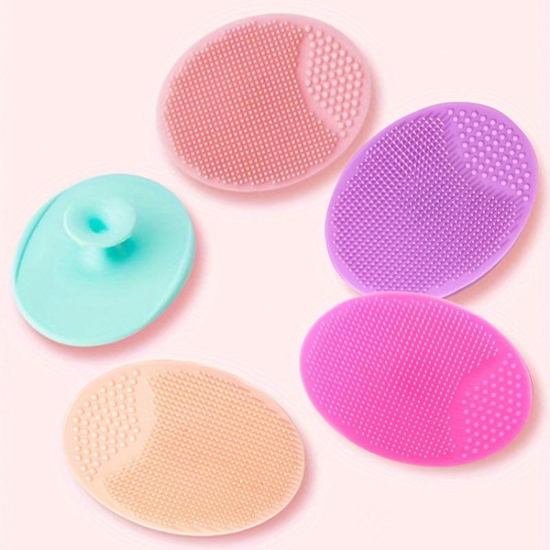 Silicone Facial Cleansing Brush Set, 2pcs Comfort Facial Scrubber Set, Professional Skincare Tools for Home and Travel