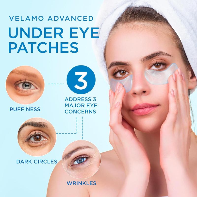 VELAMO ADVANCED Under Eye Patches 60pcs Collagen Retinol Eye Mask for Wrinkles and Dark Circles Puffiness - Skin Care