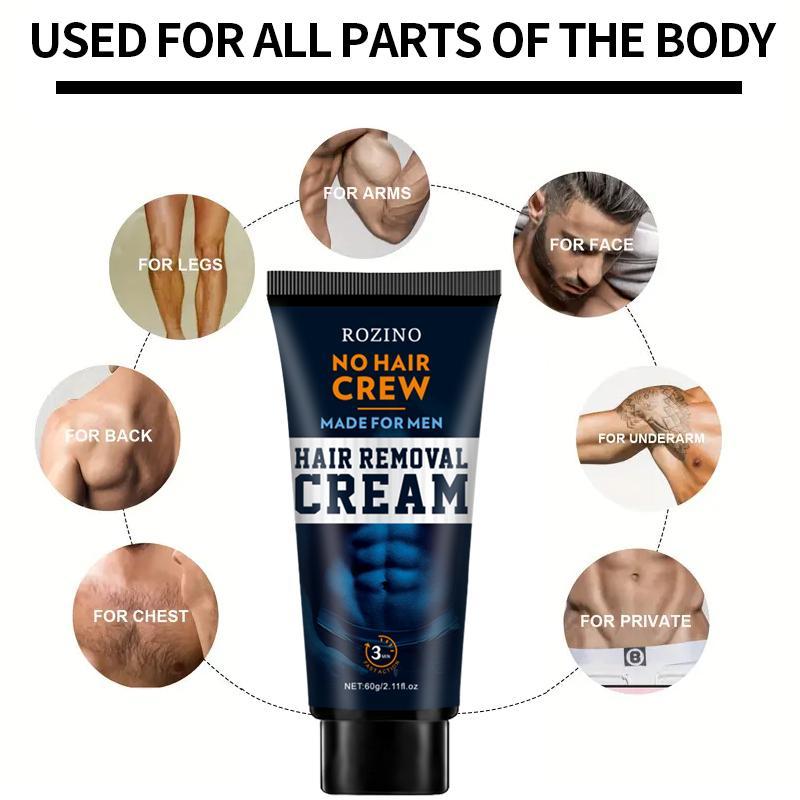 Men's Hair Removal Cream, Comfort Quick Hair Removal Cream, Hair Removal Cream, Hair Removal Cream for Arms, Legs, Chest, Back, Eyebrows, Face, Cosmetic Product