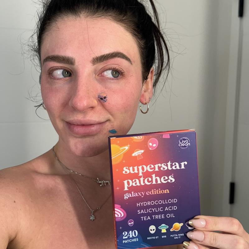 240 CT Galaxy Edition Superstar Pimple Patches w Salicylic Acid & Tea Tree Oil Acne Skincare