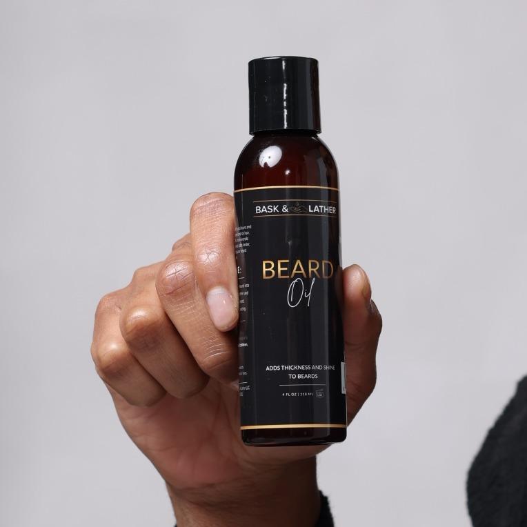 Beard Oil l Beard Thickening Hair Care Blend with Jamaican Black Castor Oil beard growth