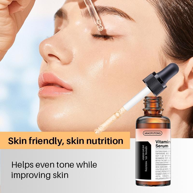 Vitamin C Facial Serum, 3 Counts set Moisturizing Brightening Skin Care Serum, Hydrating Nourishing Skin Care Product for Women & Men