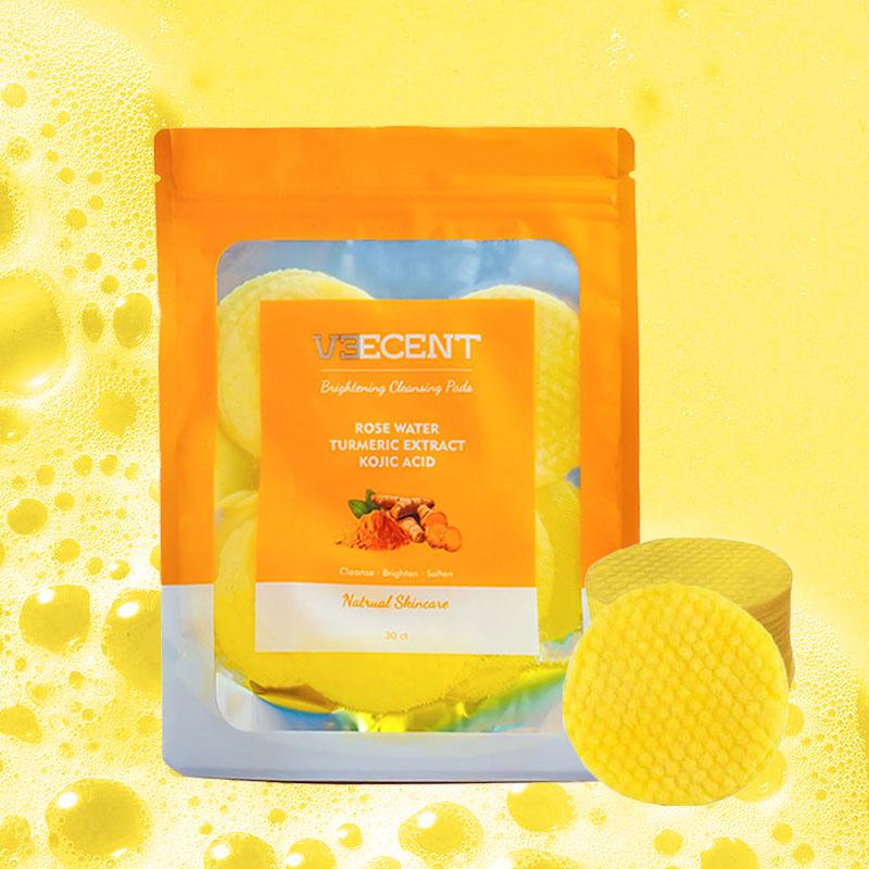 Turmeric Cleansing Exfoliating Pads Facial Cleansing Skincare