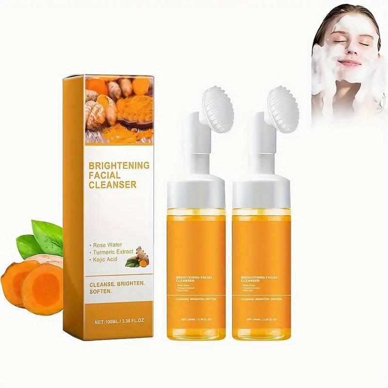 Turmeric Wash and Care two PieceSet, TurmericCleansing Mousse, Turmeric SoapFacial Cleansing Skincare FacialCleansing Cleanser Facial Wash