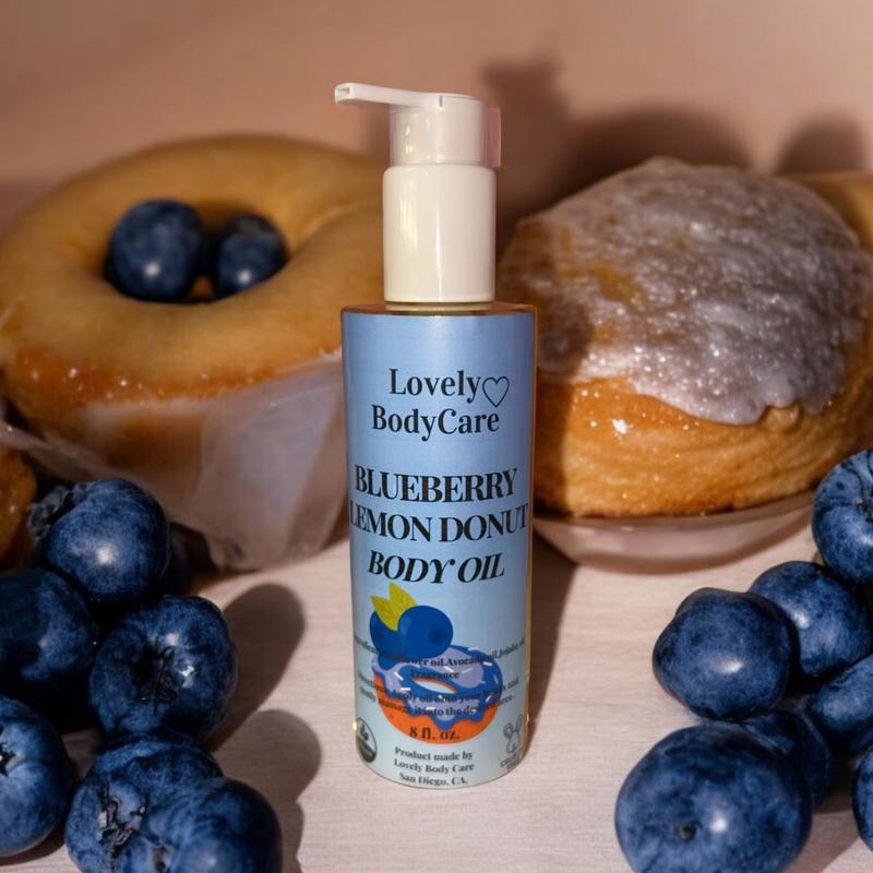 Blueberry Lemon Donut Body Oil - Moisturizing and Nourishing Not Your