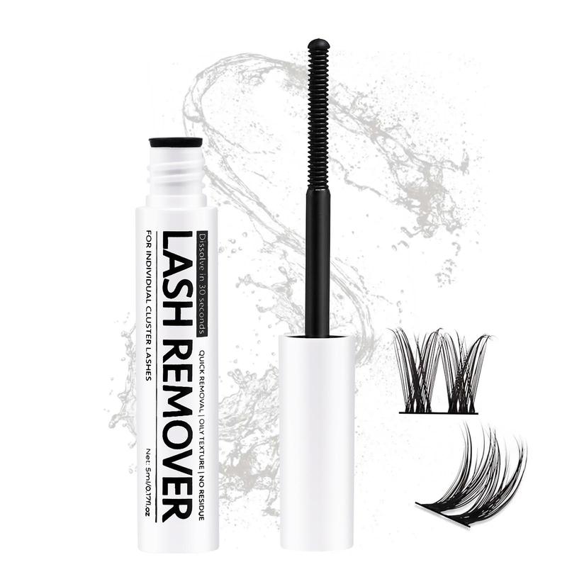 Tubular False Eyelash Glue Cleaner, Self-grafting Eyelash Glue Remover, Eyelash Cleaning Tool for Eye Makeup, Christmas Gift