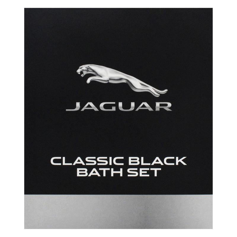 Jaguar Classic Black by Jaguar for Men - 2 Pc Gift Set 3.4oz EDT Spray, 6.76oz Bath and Shower Gel