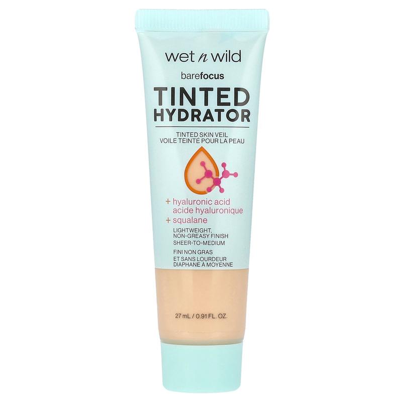 wet n wild Barefocus, Tinted Hydrator, Light Medium, 0.91 fl oz (27 ml)