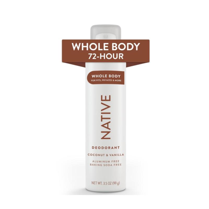 Native Whole Body Deodorant Spray Contains Naturally Derived Ingredients | 72 Hour Odor Protection, Sensitive Comfort