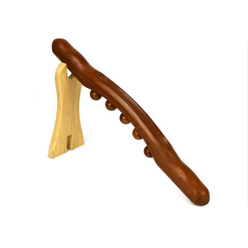 Wooden Massage Stick, Handheld Massage Tool, Manual Massage Tool for Muscle Relaxation, Muscle Relaxation Tool for Home & Travel