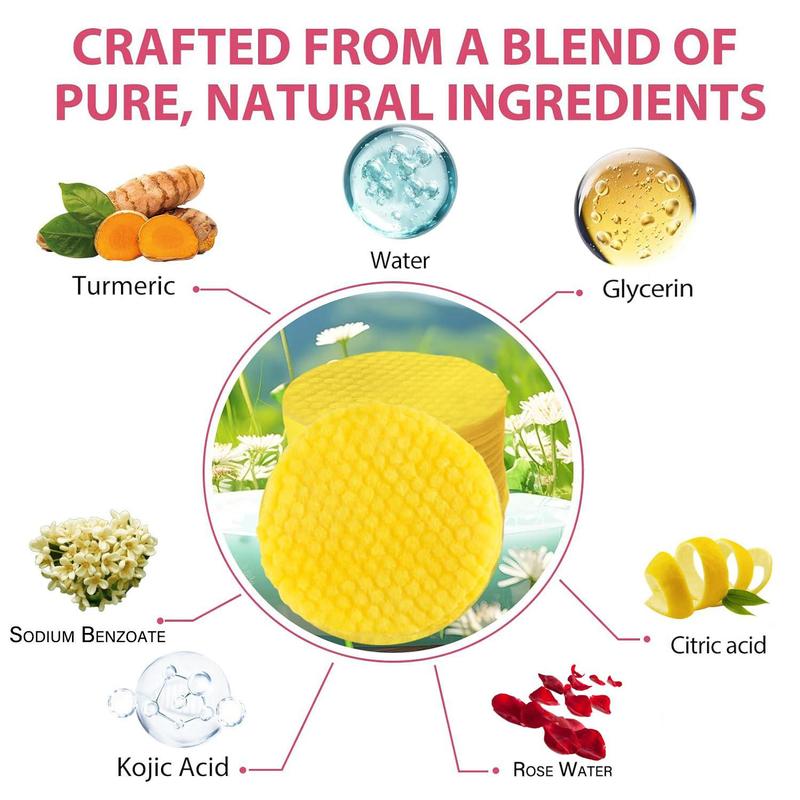 Turmeric Cleansing Exfoliating Pads Facial Cleansing Skincare