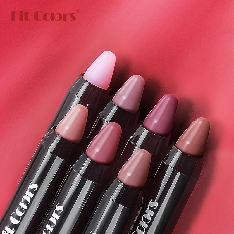 6PCS Crayon Matte Longwear Lipstick Pack Set, Moisture Smooth Color Stick Ultimate Lip Crayon For Makeup Collection - Waterproof Velvet Lipgloss Lip Stain for Halloween