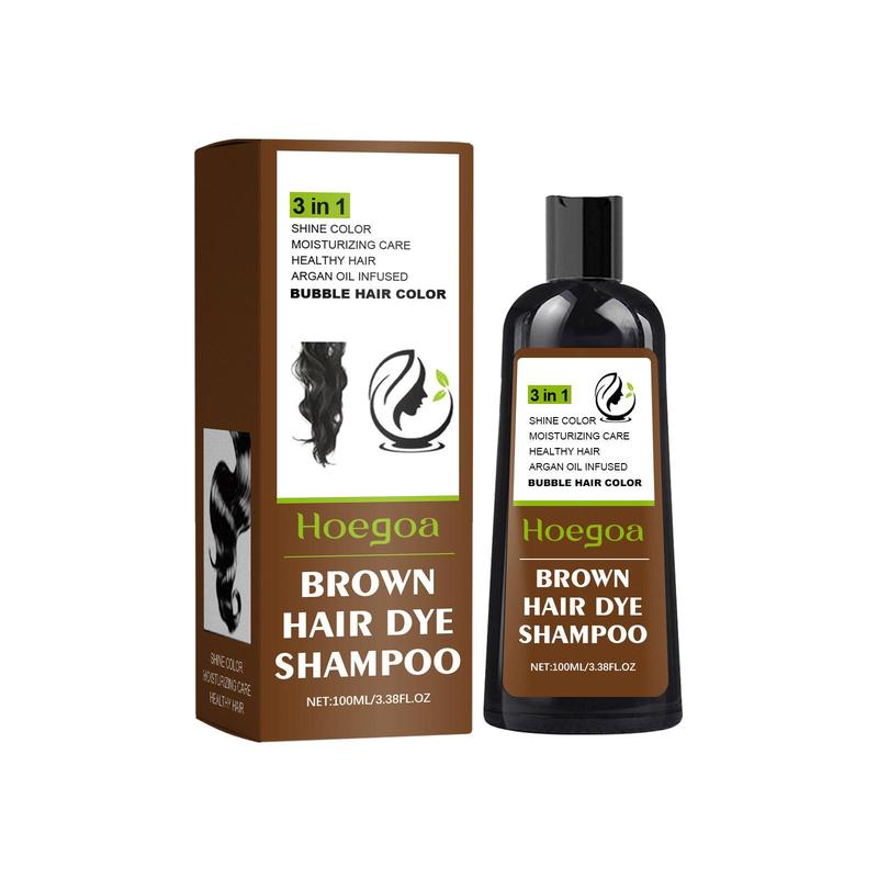 Plant Bubble Hair Dye Shampoo, Hair Care & Styling Product, Gentle Hair Shampoo for Women & Men, Christmas Gift