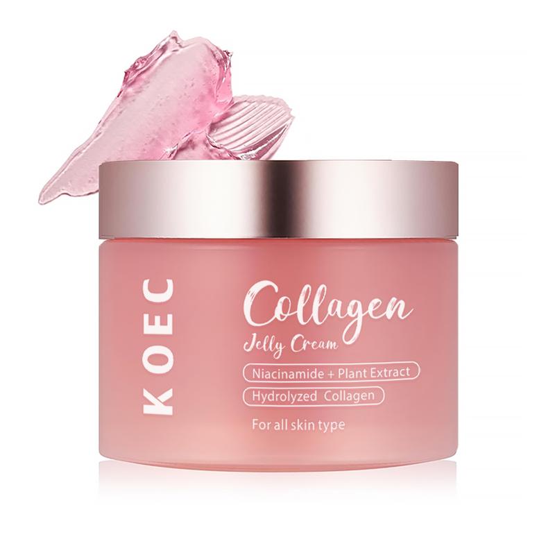 KOECCollagen Niacinamide Jelly Cream(Nano Collagen+Niacinamide)-Instant Glow Booster|Strengthens Skin Barrier+Deep Hydration+Reduce Dryness+For All Skin Types+For Sensitive Skin l Facial Moisturizer