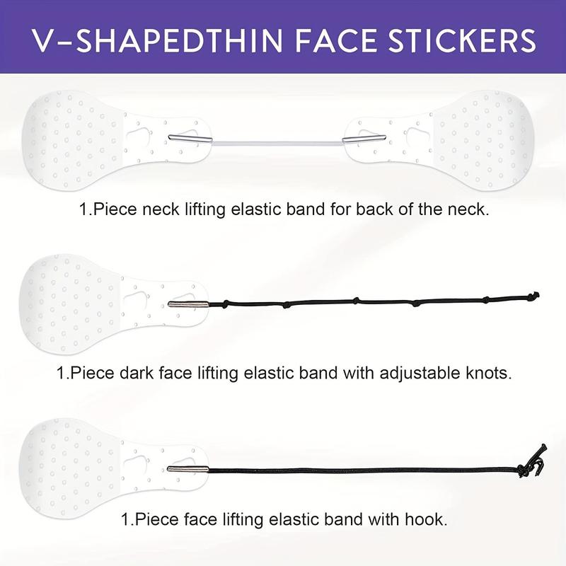 Face Lifting Tapes, 40pcs set Face Tape Invisible for Double Chin, V-line Face Lifting & Tightening Tapes, Face Tape for Skincare