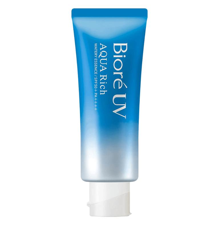 Kao Biore UV Aqua Rich Watery Essence SPF 50+ PA++++ Facial Lightweight Skincare Sunscreen Moisturize Comfort