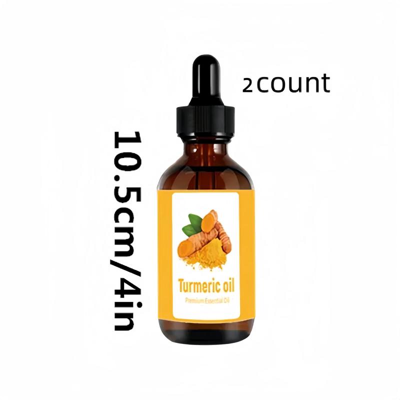 Turmeric Facial Oil, 2 Counts set Moisturizing Facial Oil, Hydrating Facial Care Oil, Daily Skincare Set for Women & Men, Skin Care Kits