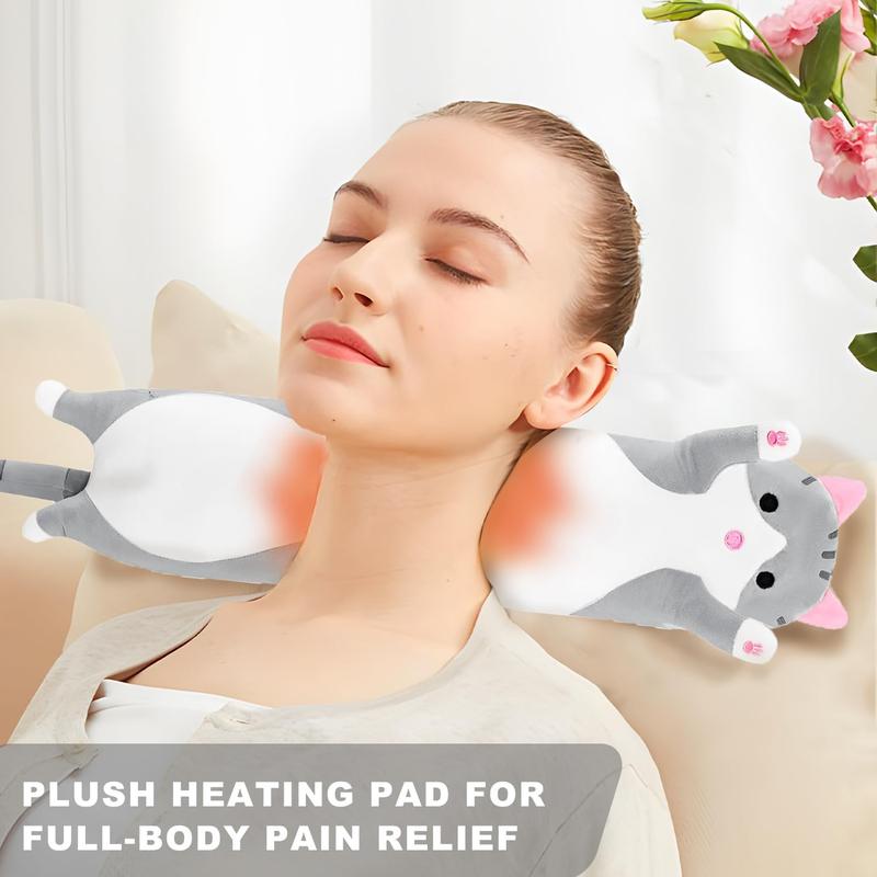 [HOLIDAY CUTS] Cat Heating Pad for Period Cramps & Menstrual Pain Relief, USB Powered