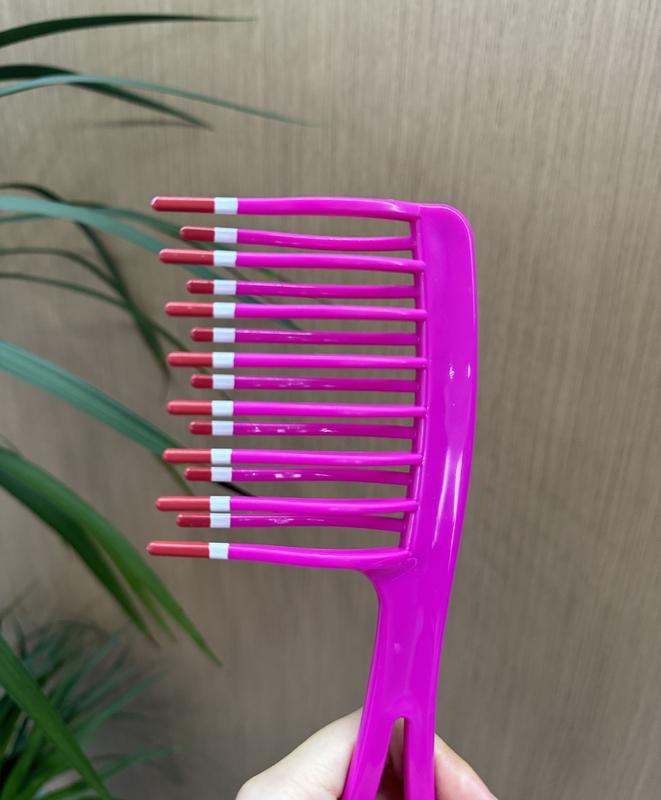 Elastic Hair Comb  Wide-tooth Rose Red Comb for Hair Wig 1PCS  Amanda Hair