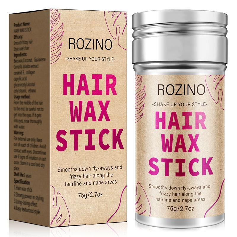 Hair Wax Stick, Long Lasting Hair Styling Wax Stick, Smooth Hair Wax Stick, Natural Flowing Hair Styling Product for Women & Men