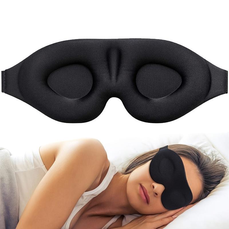 Summer Travel 3D Memory Foam Sleep Eye Mask, Rebound Sleep Eye Mask for Men & Women, Soft Comfortable Sleeping Eye Mask, Christmas Gift