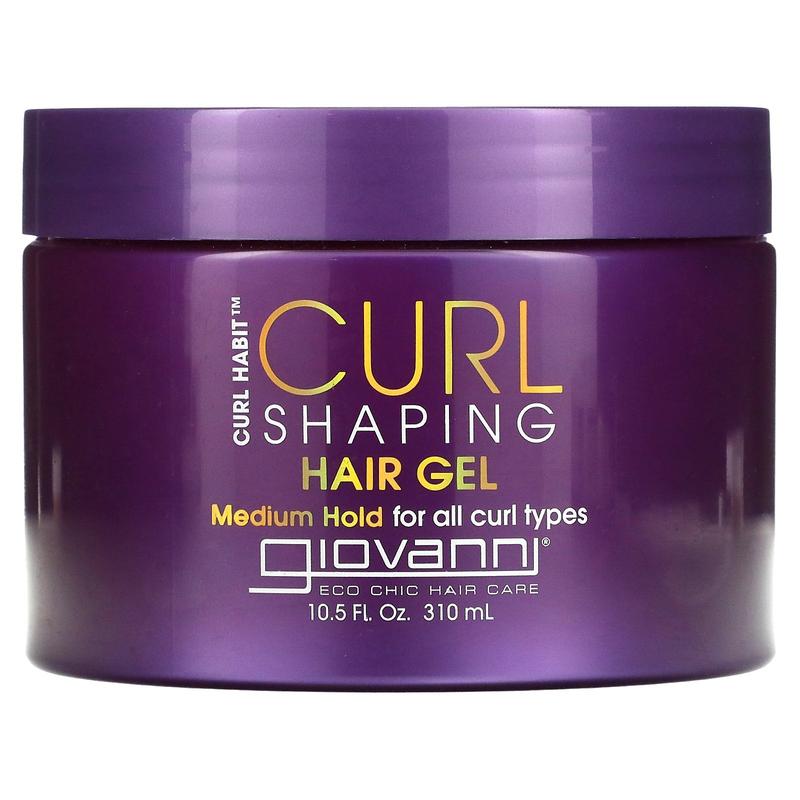 Giovanni Curl Habit, Curl Shaping Gel, Medium Hold For All Curl Types, 10.5 fl oz (310 ml)