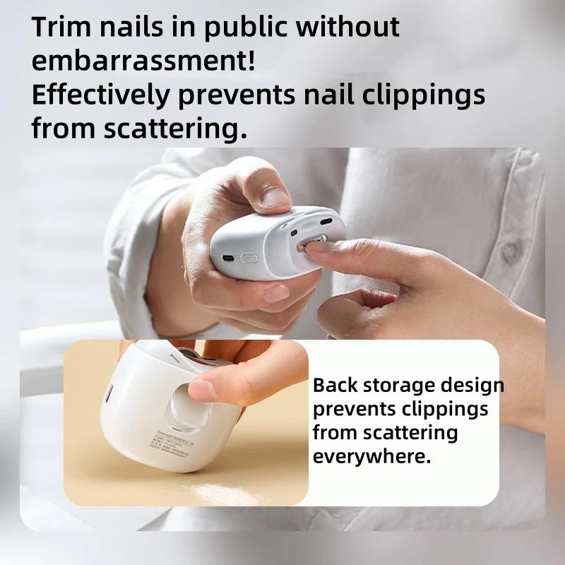 Lazy-Person Electric Nail Clipper: Super Convenient and Gentle.