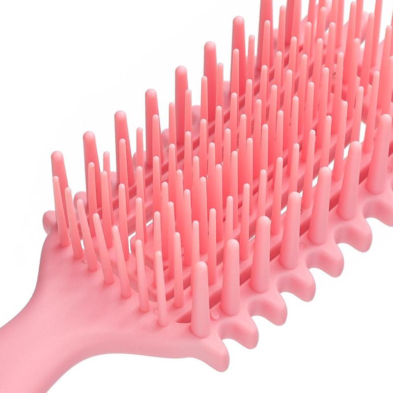 Hollow Out Hair Brush, 1 3counts Hair Styling Comb, Scalp Massage Comb, Curly Hair Detangling & Styling Tool, Hairdressing Comb for Women & Men