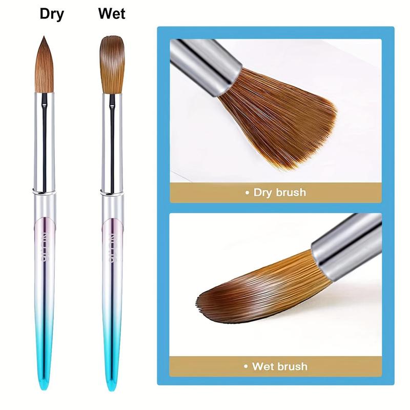 Professional Acrylic Nail Brush Set, 5 Counts Nail Art Brush Set, Easy Extension & Carving for Beginners, Perfect for Salon-Style Nails at Home, Nail Supplies