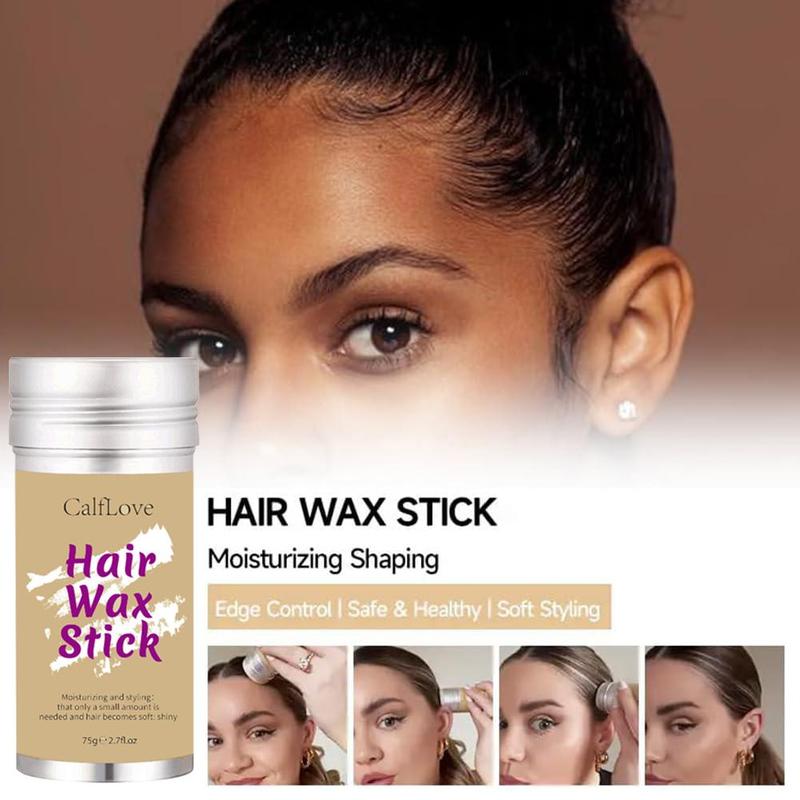 2PCS Hair Wax Stick for Flyaways and Frizz Control - Non-Greasy Styling Wax Stick for Hair Edge Control - Haircare, Gel