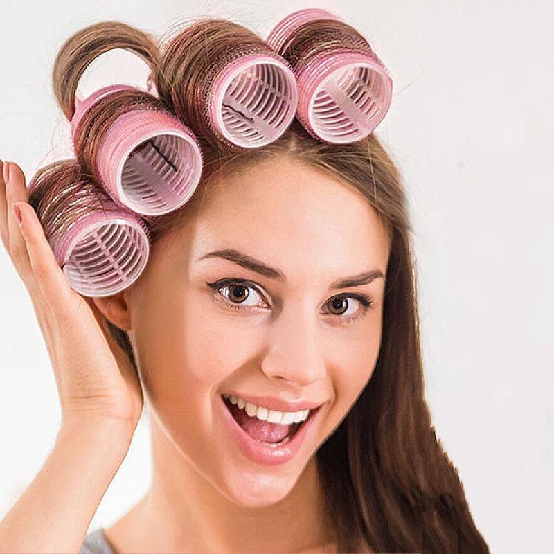 Multi-color Heatless Curler Set, 6 Counts Hair Roller, Professional Hair Styling Tools for Women