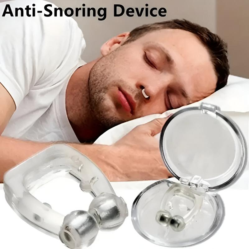 Magnetic Snoring Solution Nose Clip – Soft Silicone Snore Stopper for Better Breathing & Sleep Quality