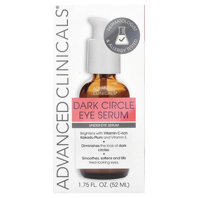 Advanced Clinicals Dark Circle Eye Serum, 1.75 fl oz (52 ml)