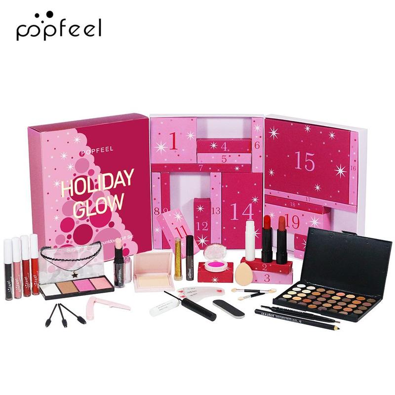 Makeup Set, 1 Set Including Matte Lipstick & Lip Gloss & Concealer & Eyeshadow & Blush & Makeup Brush & Sponge, Professional Makeup Set for Women