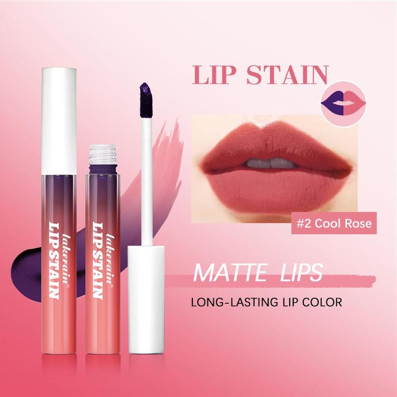 Long Lasting Peel Off Lipstick, 3 Counts set Waterproof Matte Lip Gloss, Easy Coloring Lip Sticks, Suitable for All Occasions Lip Makeup