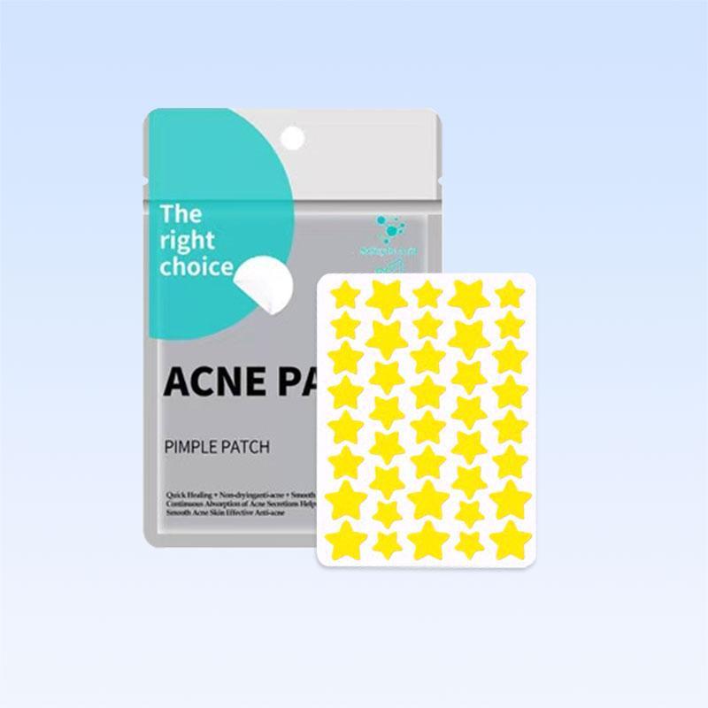 Star Shaped Acne Patch, 1 Bag Waterproof Acne Cover Sticker, Acne Treatment Tool, Skin Care Product for Women & Men