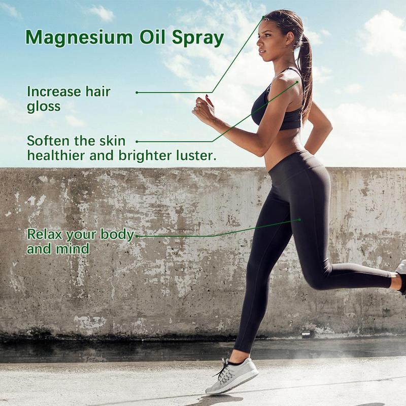 Magnesium Oil Spray, 2 Counts set Moisturizing Body Massage Oil, Body Care Oil for Muscle Relaxation, Skin Care Kit