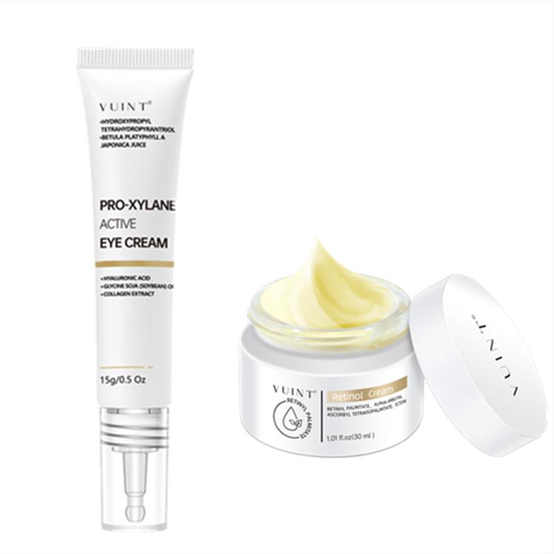 VUINT- Eye Cream+Retinol Cream for Face Combination pack Cream Fast Deep Cellular Absorption Day or Night Cream for Firming