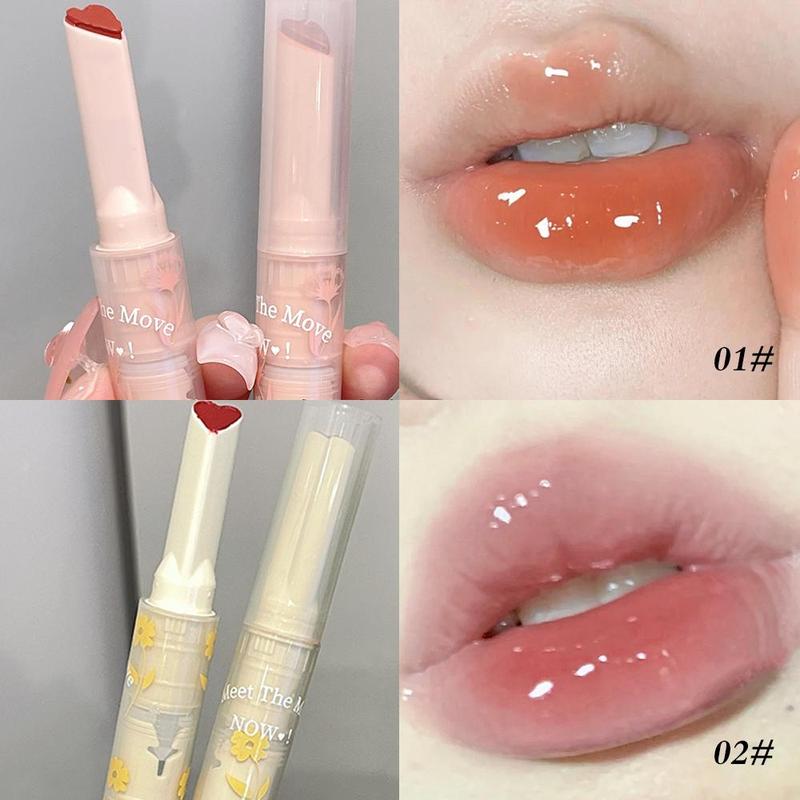 Gege Bear Long-wearing Moisturizing Lipstick for Summer Gift, 6 Counts set Plumping Makeup Lip Gloss, Long-lasting Mirror Lip Gloss for All Occasions Makeup, Daily Lip Gloss, Lip Tint, Skincare Products