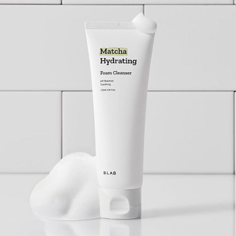 [B.LAB] MATCHA HYDRATING FACIAL FOAM CLEANSER - 120ML