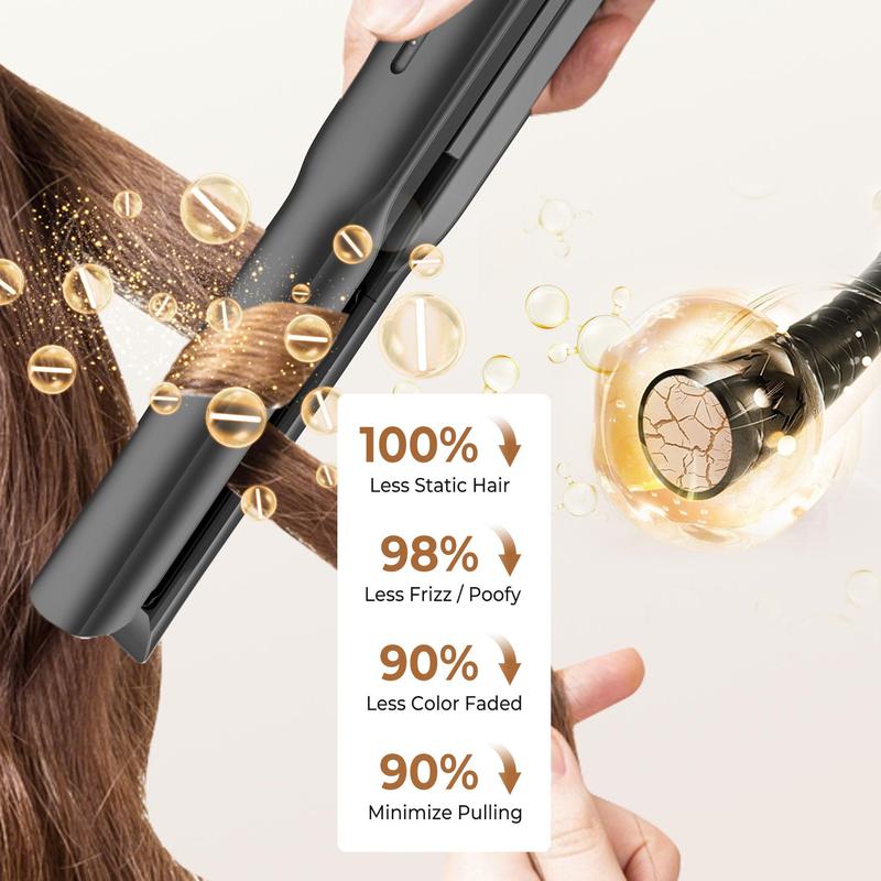 Portable Hair Straightener, 1 Count USB Rechargeable Wireless Hair Straightener, Hair Styling Tool For Home & Travel, Halloween & Christmas Gift