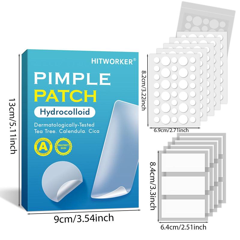 Hydrocolloid Pimple Patch, 1 Box Round & Large Spot Sticker, Gentle & Non-irritating Facial Skin Care Product for Daily Use