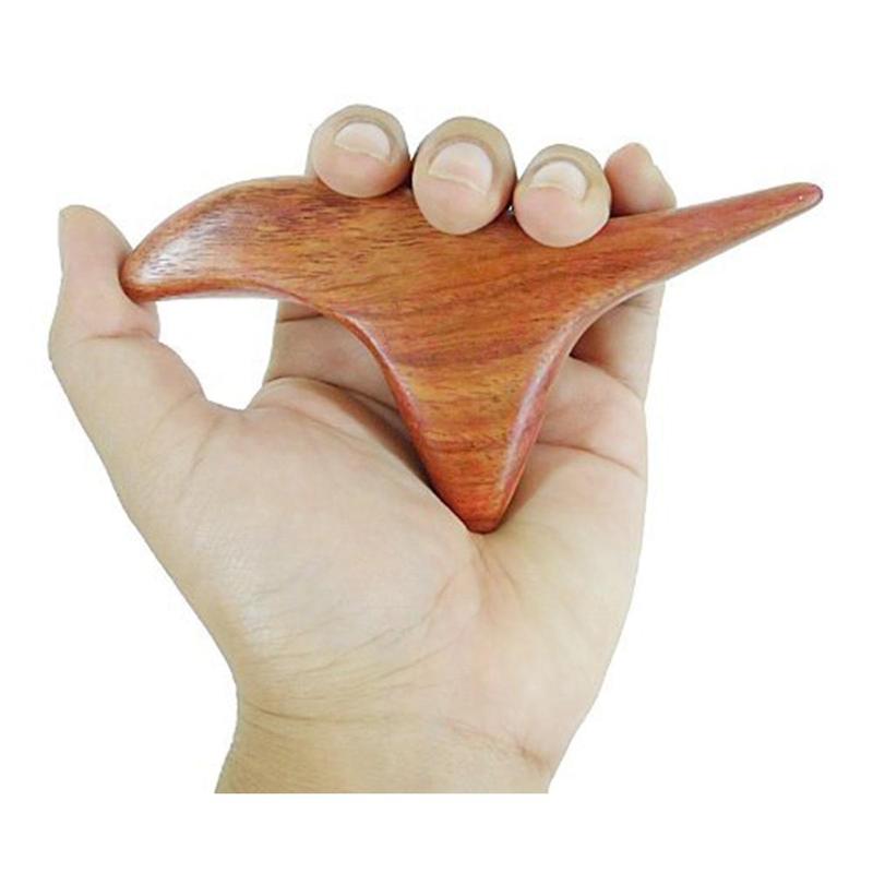 Wooden Wing Shaped Manual Massage Tool, 1 Count Portable Handheld Body Massager, Manual Massage Tool for Home Spa Experience