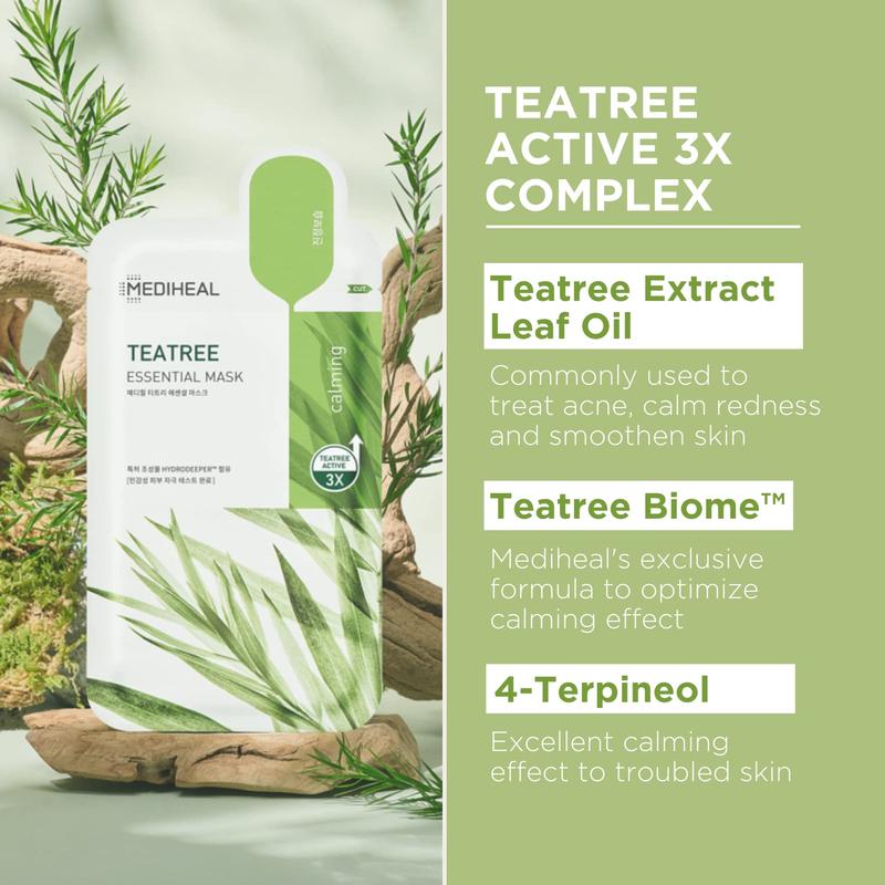 MEDIHEAL OFFICIAL Teatree Essential Mask - Korean Sheet