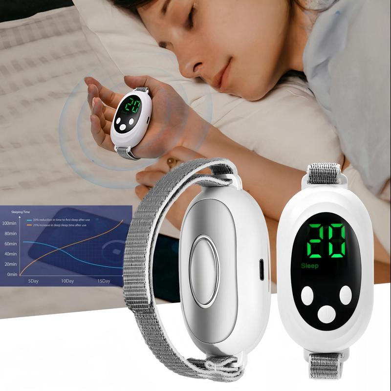 Handheld Sleep Aid Instrument, 1 Count Smart Digital Sleep Monitor, Sleep Aid Machine for Men & Women, Smart Sleep Aid Tool