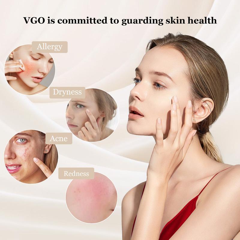 VGO Vitamin C Facial Serum Essence, 30ml   60ml Comfort Skincare Face Serum, Gentle Serum Vitamina C Cream-A Daily Cleanser-B3 And Vitamin C Facial Serum Essence 30ml Acne Radiance Cleansing Hydrate Moisturizer Moisturize Moisture Skin Repair Hydrating