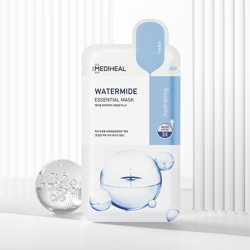 MEDIHEAL OFFICIAL Watermide Hydrating Essential Mask Hydrate Moisturizing